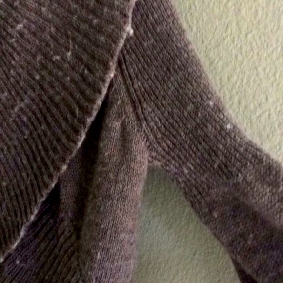 NWOT Design History Women's Wool Ruffled Wrap Cardigan - Picture 4 of 5